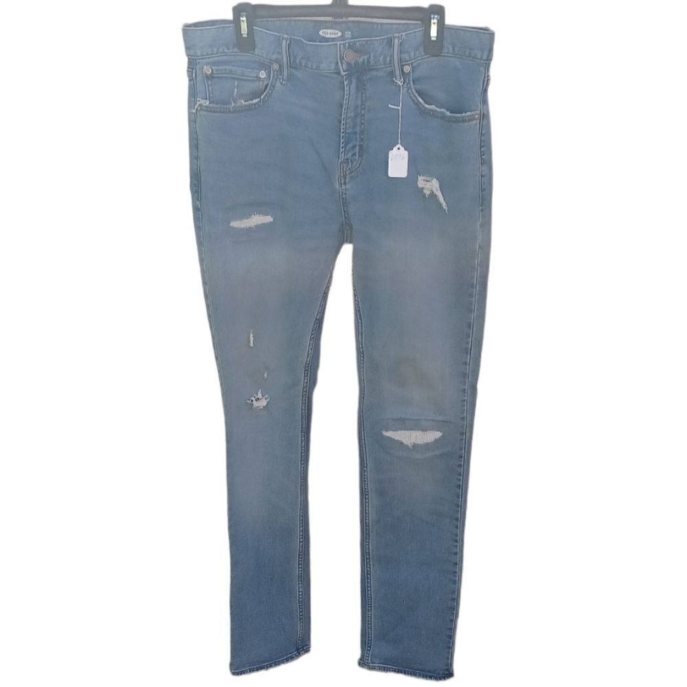 657632....Old Navy Men's Slim Straight leg Jeans Size 34X32, 10"Rise